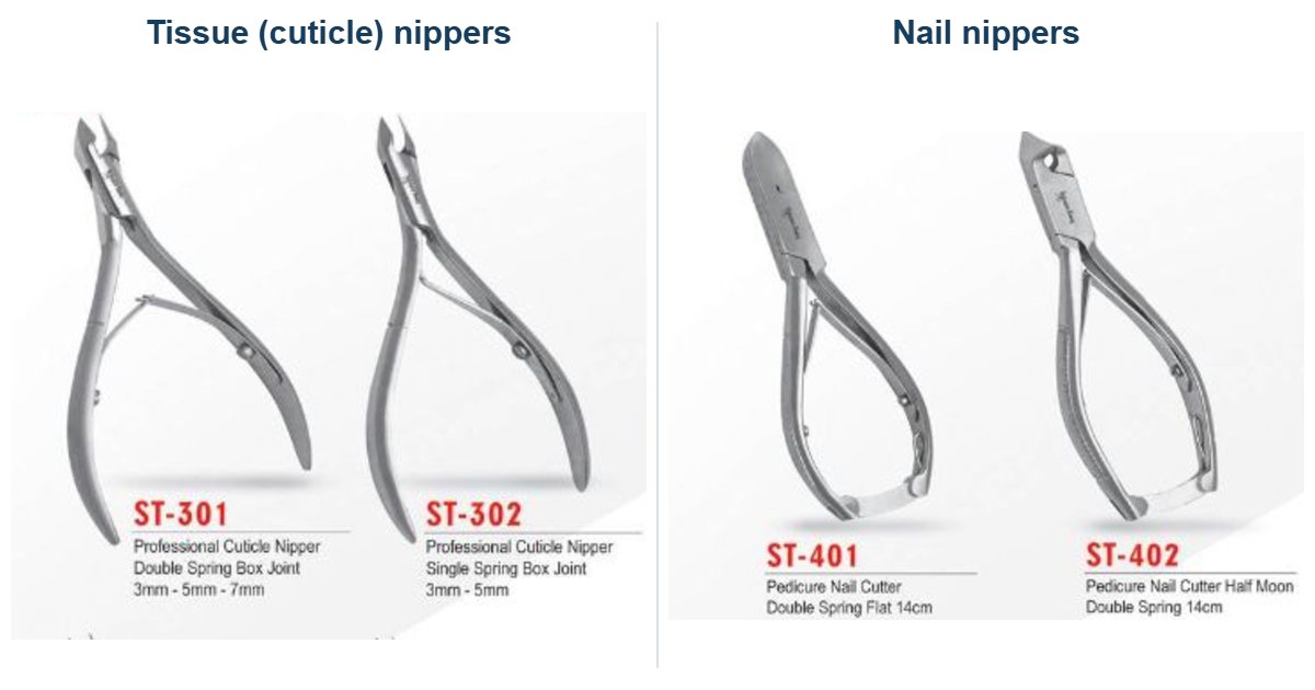 Tissue nipper vs nail nipper: what's the difference?