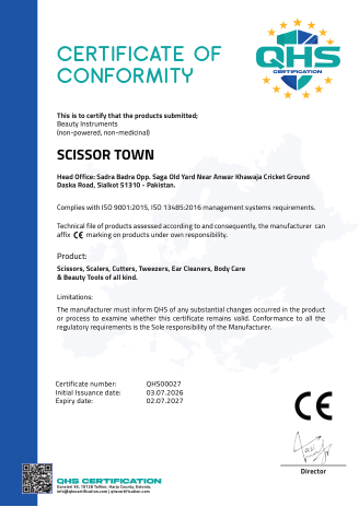 CE conformity document preview