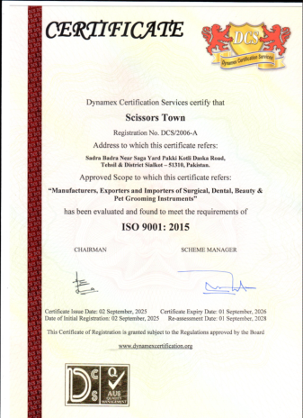 ISO 9001:2015 - DCS document preview