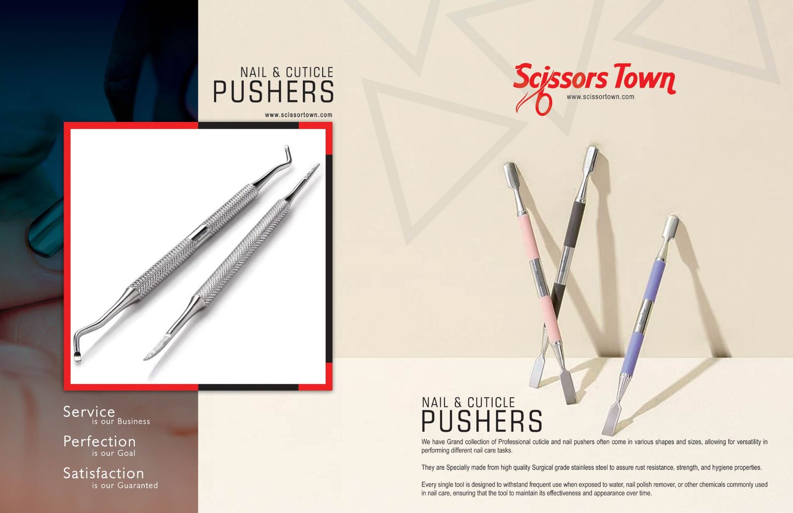 Scissors Town nail & cuticle pushers – catalogue page 1