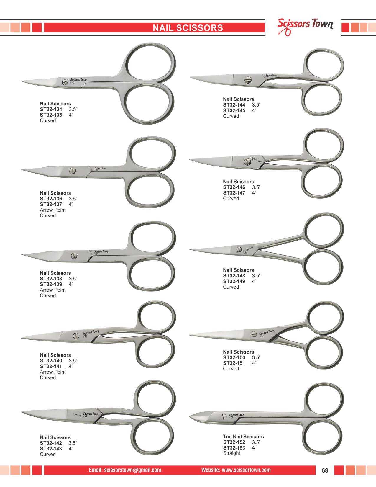 Scissors Town cuticle & nail scissors – beauty catalogue page 79