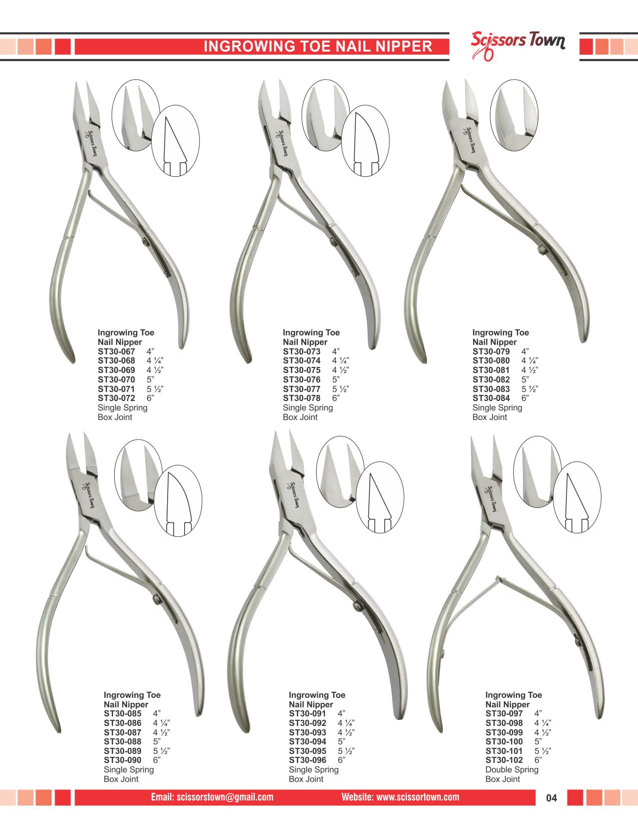 Scissors Town cuticle & nail nippers – beauty catalogue page 10
