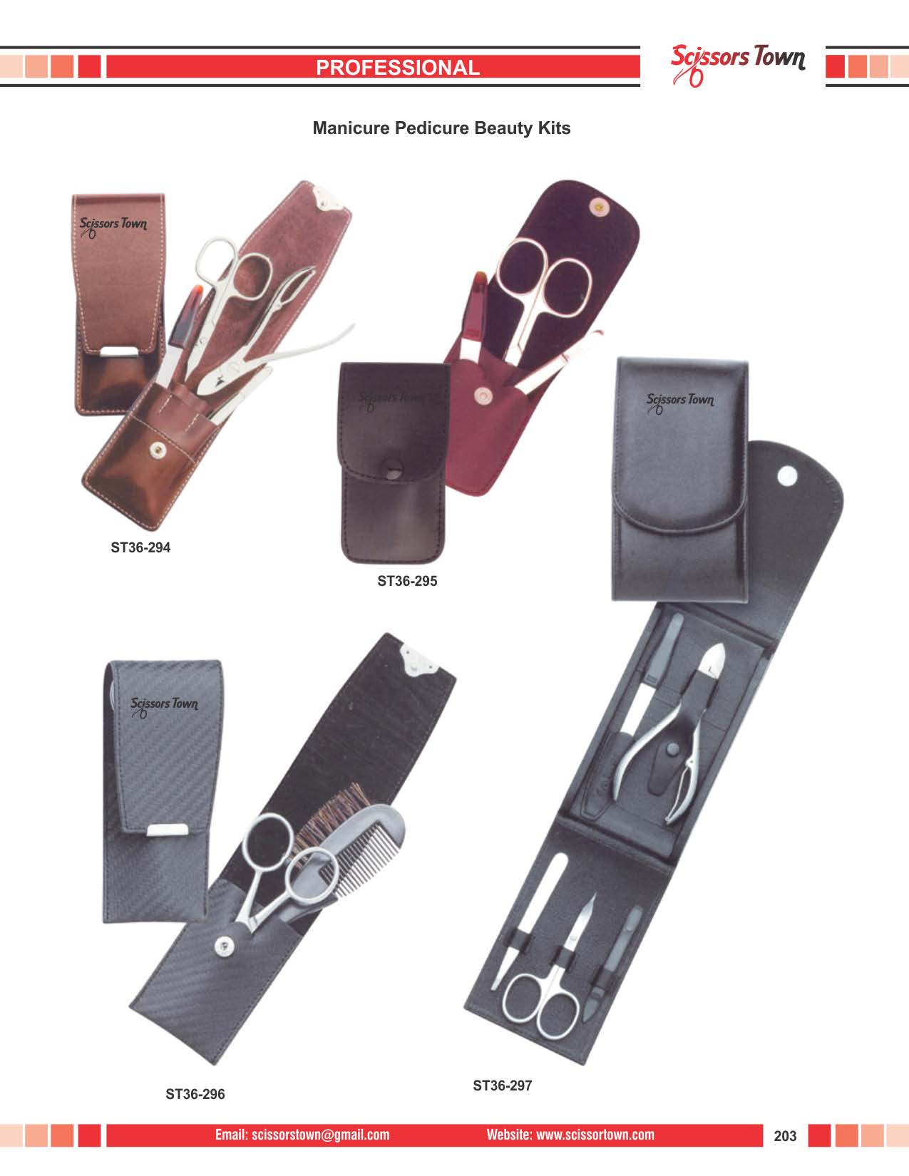 Scissors Town hollow wares – beauty catalogue page 218