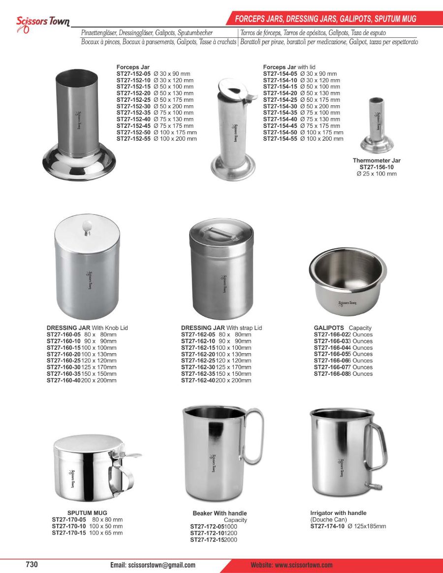 Scissors Town hollow wares – catalogue page 5