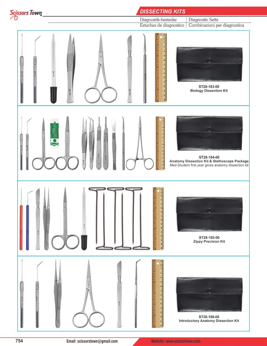 Scissors Town dissecting kits & laboratory – catalogue page 16