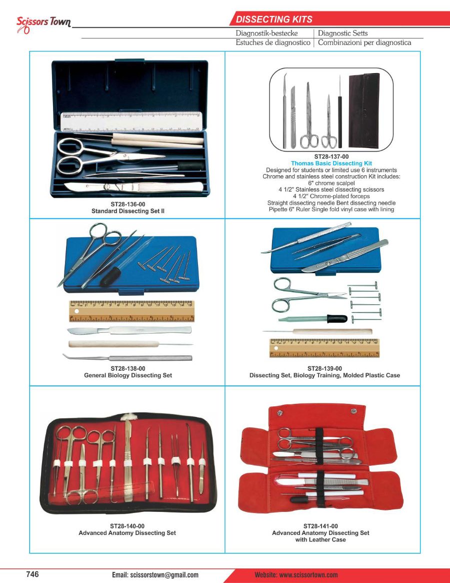 Scissors Town dissecting kits & laboratory – catalogue page 8