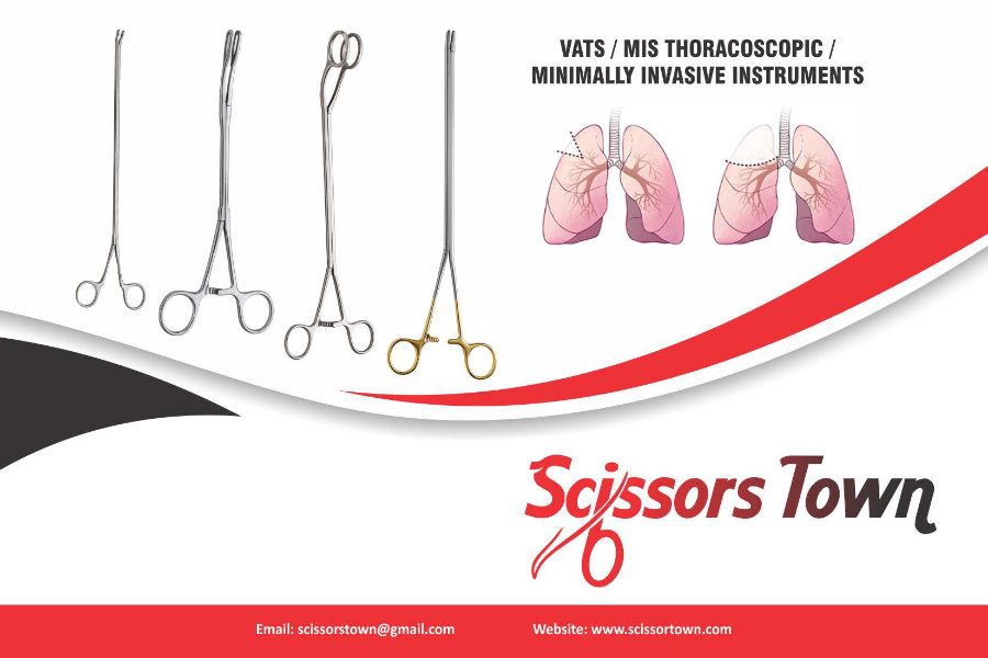 Scissors Town thoracoscopic instruments – catalogue page 1