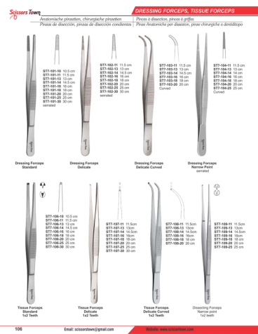 Forceps - general & specialty